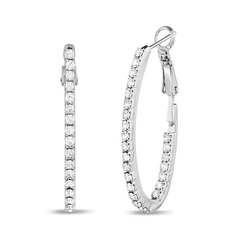 Tinsel Town Earrings (silver-finished)